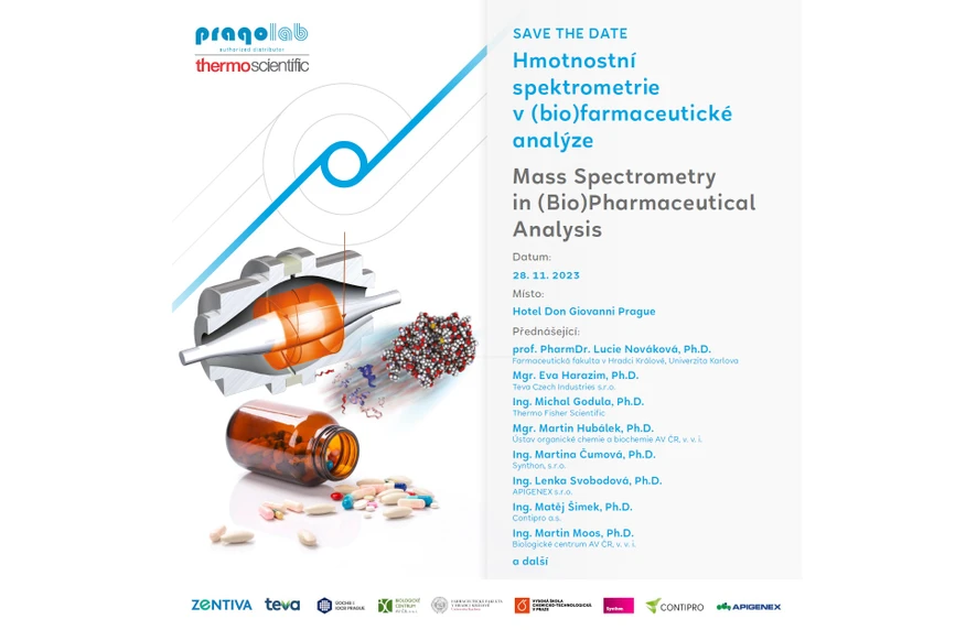 Pragolab: Hmotnostní spektrometrie v (bio)farmaceutické analýze
