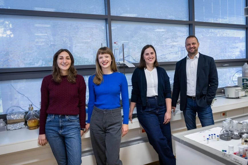 Radek Miča: Výzkumný tým (zleva): Jana Melicharová, Martina Čudová, Tereza Kauerová a Peter Kollár