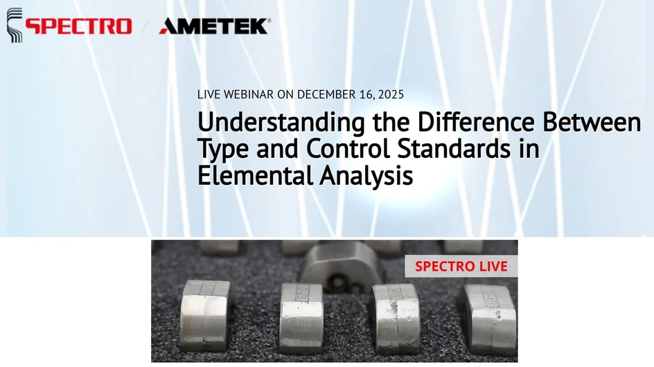 SPECTRO / AMETEK: Understanding the Difference Between Type and Control Standards in Elemental Analysis