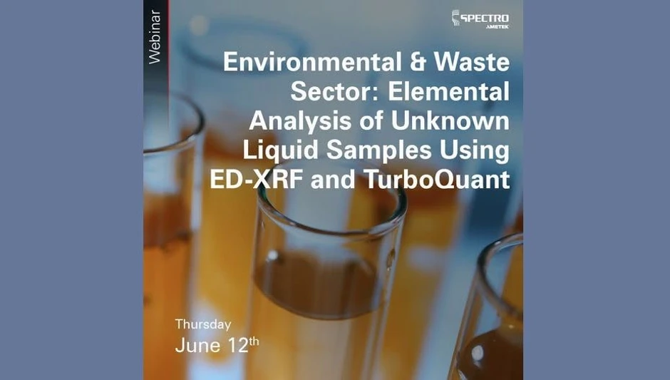 SPECTRO Analytical Instruments: Environmental & Waste Sector: Elemental Analysis of Unknown Liquid Samples Using ED-XRF and TurboQuant