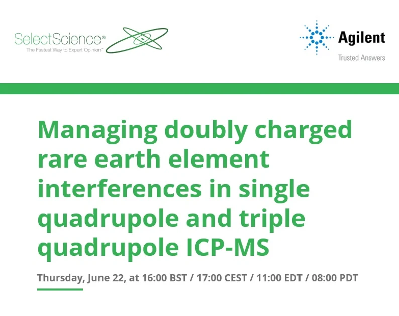 SelectScience: Managing doubly charged rare earth element interferences in single quadrupole and triple quadrupole ICP-MS