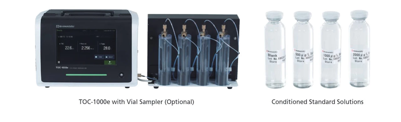 Shimadzu: Kalibrace/validace na místě s použitím sampleru vialek