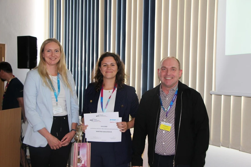 Škola hmotnostní spektrometrie: 26. Škola MS 2025 - Den 5 - Vítězka sekce "Mládí vpřed" Martina Kadláčková