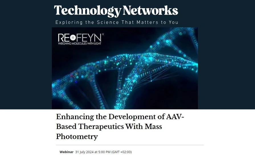 Technology Networks: Enhancing the Development of AAV-Based Therapeutics With Mass Photometry