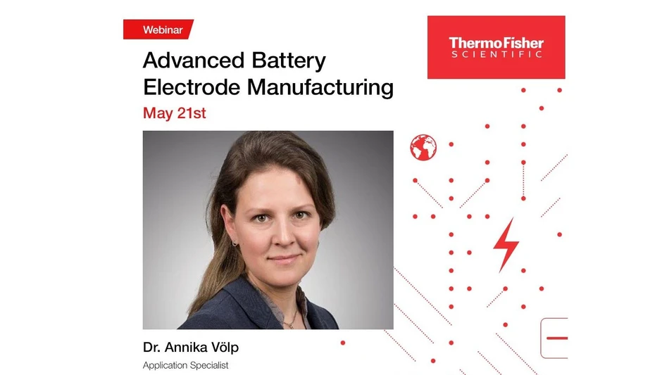 Thermo Fisher Scientific: Advances in Battery Electrode Mixing, Coating, & Defect Detection