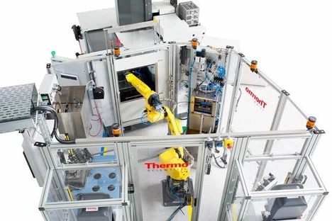 Thermo Scientific ARL SMS-3500 – systém pro automatizovaný provoz dvou spektrometrů OES nebo XRF