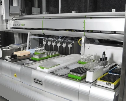 Unchained Labs Big Kahuna pro automatizované pracovní postupy