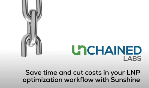 Save time and cut costs in your LNP optimization workflow with Sunshine