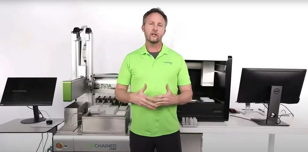 Unchained Labs: See how Unagi & Big Tuna satisfy any size craving for fast, hands-free buffer exchange