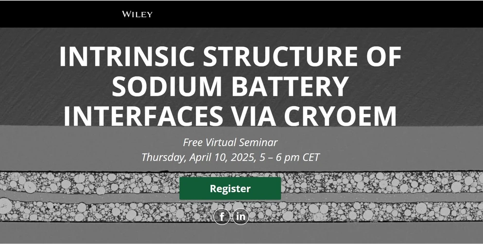 Wiley: Intrinsic Structure of Sodium Battery Interfaces via cryoEM